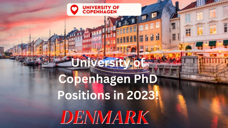 University of Copenhagen PhD Positions in 2023!